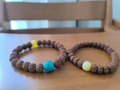 【2点セット】金剛菩提樹風 ブレスレット 数珠 念珠 民族風 メンズ レディース