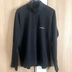 モンベル ジオライン フルジップ サーマルジャケット ブラック XL 防寒着