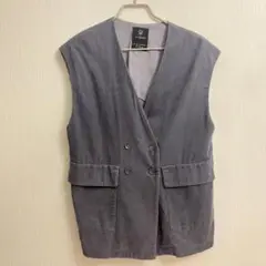 w closet グレー ベスト
