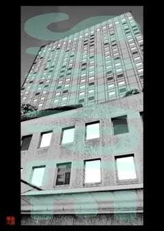 【漫画絵】【ホテル_GP_外観⑦】【昼or夜画を選択可】【送料込/即日発送】