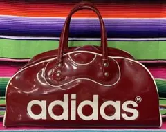 【c ho様専用】激レア 70s ADIDAS エナメル ボストンバッグ