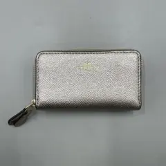 極美品✨️コーチ 小銭入れ コインケース ミニ財布 レザー シャンパンゴールド