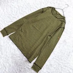 『Calvin Klein』カルバンクライン(L)長袖 Tシャツ ボーダー