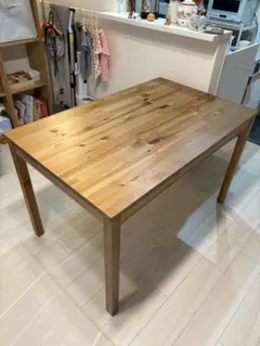 【IKEA】ダイニングテーブル　木製　4人用　ナチュラル