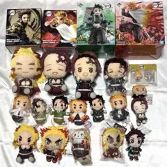 竈門炭治郎 煉獄杏寿郎 鬼滅の刃 一番くじ フィギュア ぬいぐるみ プライズ