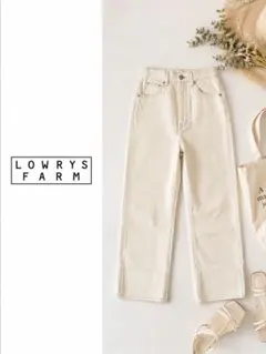 LOWRYS FARMデニム ストレートパンツ アイボリー ローリーズファームのサムネイル