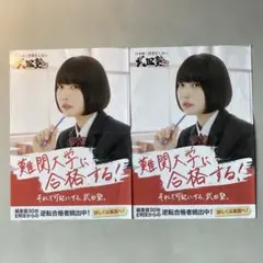 難関大学に合格する！あのちゃん　武田塾 チラシ2枚