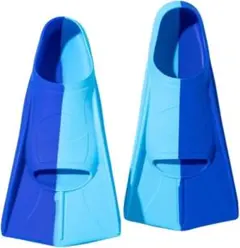 フリースタイルフィン シュノーケリング ダイビング 水泳用フィン ブルー XS