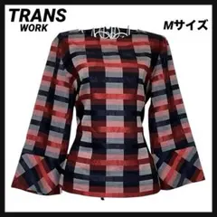 【未使用品】TRANS WORK ブラウス　リボン　MANTECO 三陽商会のサムネイル