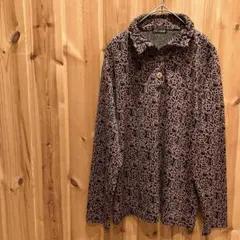 【FT. Collection】【オウル】シャツ 長袖 総柄 襟針金入 韓国製