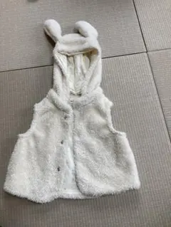ウサギ耳フリースアウター 80-90cm