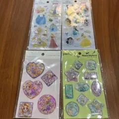 セリア　ディズニープリンセス　エポキシラメシール ウォーターシール　セリアシール