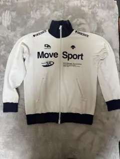 DESCENTE Move Sport ジャケット ホワイト/ネイビー