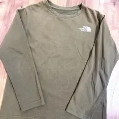 ノースフェイス キッズ トップス 長袖カットソー ロンT 130cm カーキ