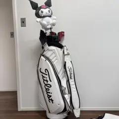 Titleist ホワイトキャディバッグ クラブ付き