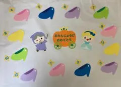 壁面飾りお誕生日表（シンデレラ）