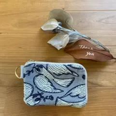 フォローイングデイ グレーミニウォレットミナペルホネンハンドメイド