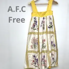 ワンピース風サロペット/花柄/古着/ヴィンテージ/個性派