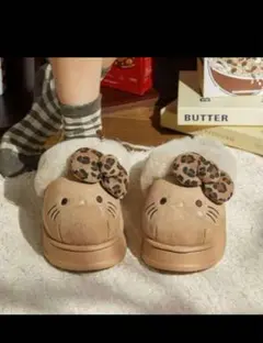 ぴ様専用　フリーススリッパ ベージュ