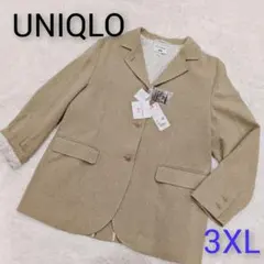 ✨新品✨　ユニクロ　イネス　ウールリネンブレンド　3XL