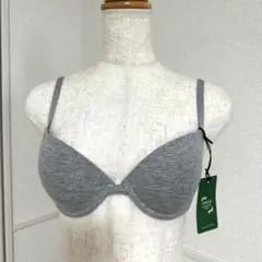 新品未使用タグ付　アルマーニ　コットンブラ34B（日本の７５B〜C ライトグレー