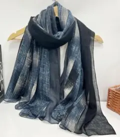 【新品】スカーフ・ストール ネイビー