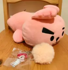 BT21 COOKY ぬいぐるみ ジョングク グク　ファー付きキーホルダー