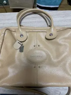 LONGCHAMP ベージュ ハンドバッグ