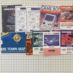 M*P様 任天堂　ゲームボーイ マニュアルとポケモンタウンマップセット