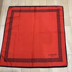 LANVIN PARIS ヴィンテージ　　　　シルクスカーフ