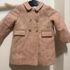 Bonpoint ピンクウールコート