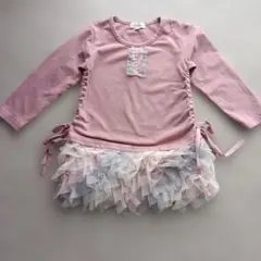 panpanuth ピンク長袖ワンピース Sサイズのサムネイル