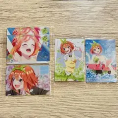 五等分の花嫁 映画 ウエハース 中野四葉 SP 箔押し 5枚セット