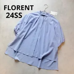 新品✨FLORENT フローレント バルーンスリーブ バンドカラーブラウスのサムネイル