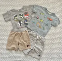 90 男の子 春夏まとめ売り ビームスミニ プチマイン 4点セット