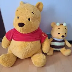 プーさん＆ティガーの大きなぬいぐるみ2点セット - メルカリ