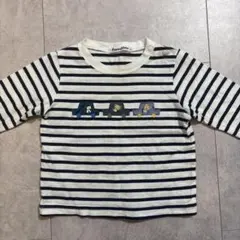 familiar ストライプ 長袖Tシャツ