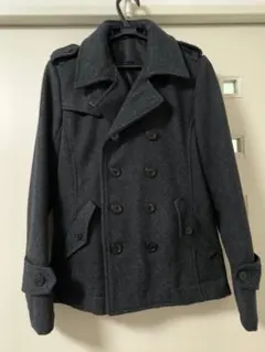 Lui's ダークグレー ピーコート Sサイズ