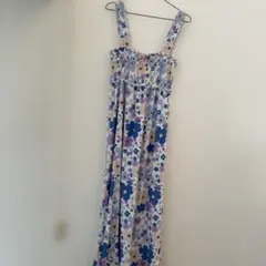 キャミワンピース 花柄　部屋着