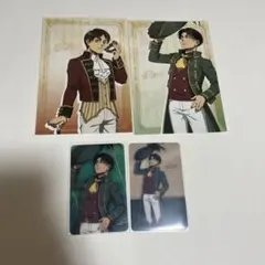 進撃の巨人 仮面舞踏会 ポストカード リヴァイ エレンセット