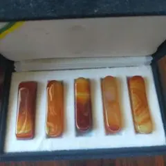 瑪瑙製箸置きセット 5個