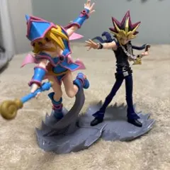 遊戯王 ブラックマジシャンガール 闇遊戯 フィギュア2体セット