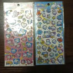 キャンディグリッターステッカー　あわわちゃん　ハッピーマーチ