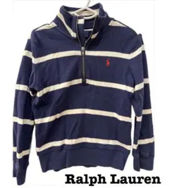 【美品】ラルフローレン　95ハーフジッププルオーバー