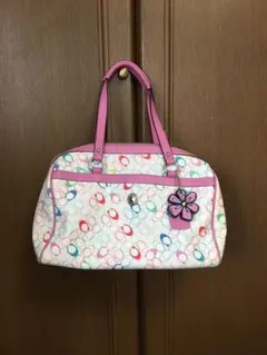 コーチ シグネチャー ミニボストンバッグ