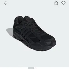 adidas アディダス　ブラック スニーカー　25cm レスポンス