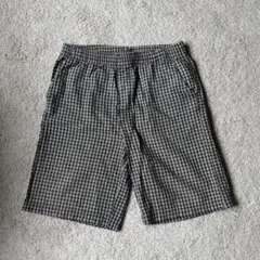古着　チェック柄 ショートパンツ M