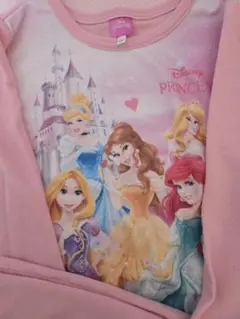 ディズニープリンセス パジャマ 120cm ピンク