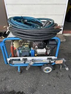 KA2☆強い☆ツルミ鶴見製作所エンジン式高圧洗浄機 多水量型 HPJ-470ES
