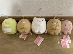 すみっコぐらし ばんざいゴムひも付きマスコットとゴムひも付きマスコットPart4